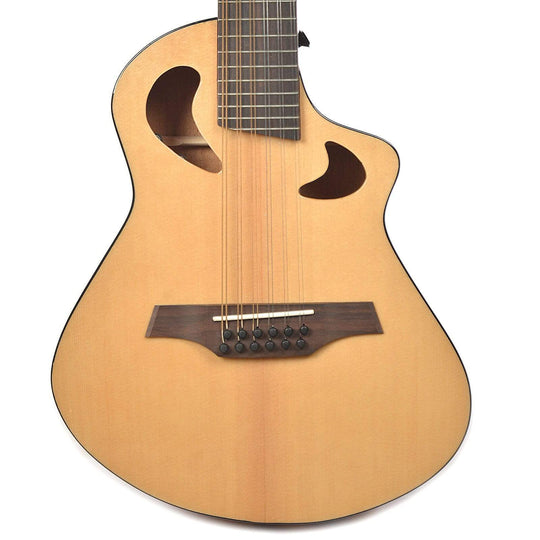 Veillette Avante Series Gryphon 18.5” Scale D-Tuned 12-String Acoustic-Electric Natural Acoustic Guitars / 12-String