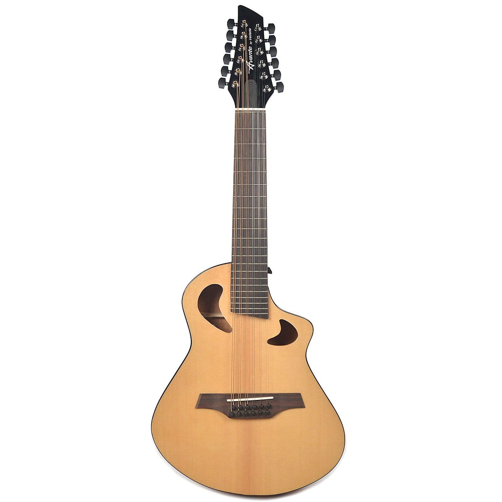 Veillette Avante Series Gryphon 18.5” Scale D-Tuned 12-String Acoustic-Electric Natural Acoustic Guitars / 12-String
