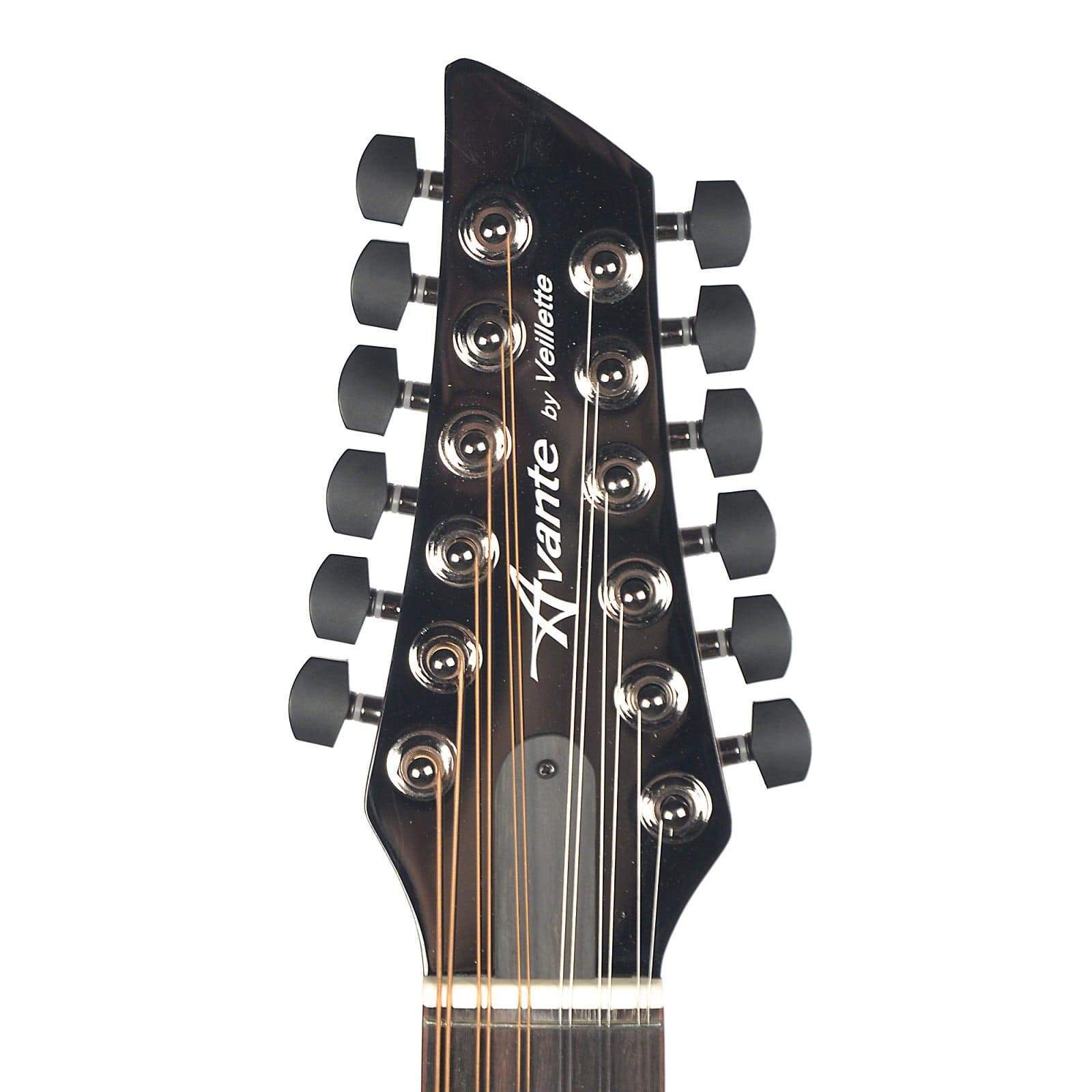 Veillette Avante Series Gryphon 18.5” Scale D-Tuned 12-String Acoustic-Electric Natural Acoustic Guitars / 12-String
