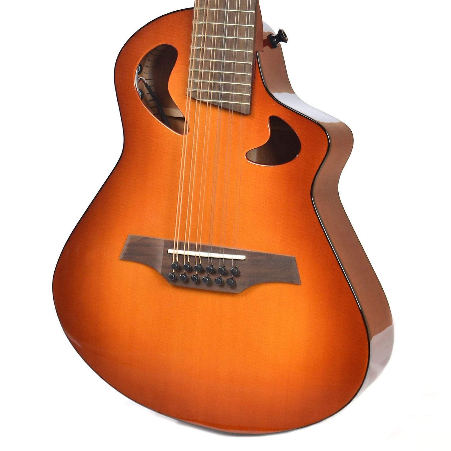 Veillette Avante Series Gryphon 18.5" Scale D-Tuned 12-String Acoustic-Electric Tobacco Burst Acoustic Guitars / Parlor