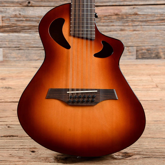 Veillette Avante Series Gryphon 18.5" Scale D-Tuned 12-String Acoustic-Electric Tobacco Burst Acoustic Guitars / Parlor