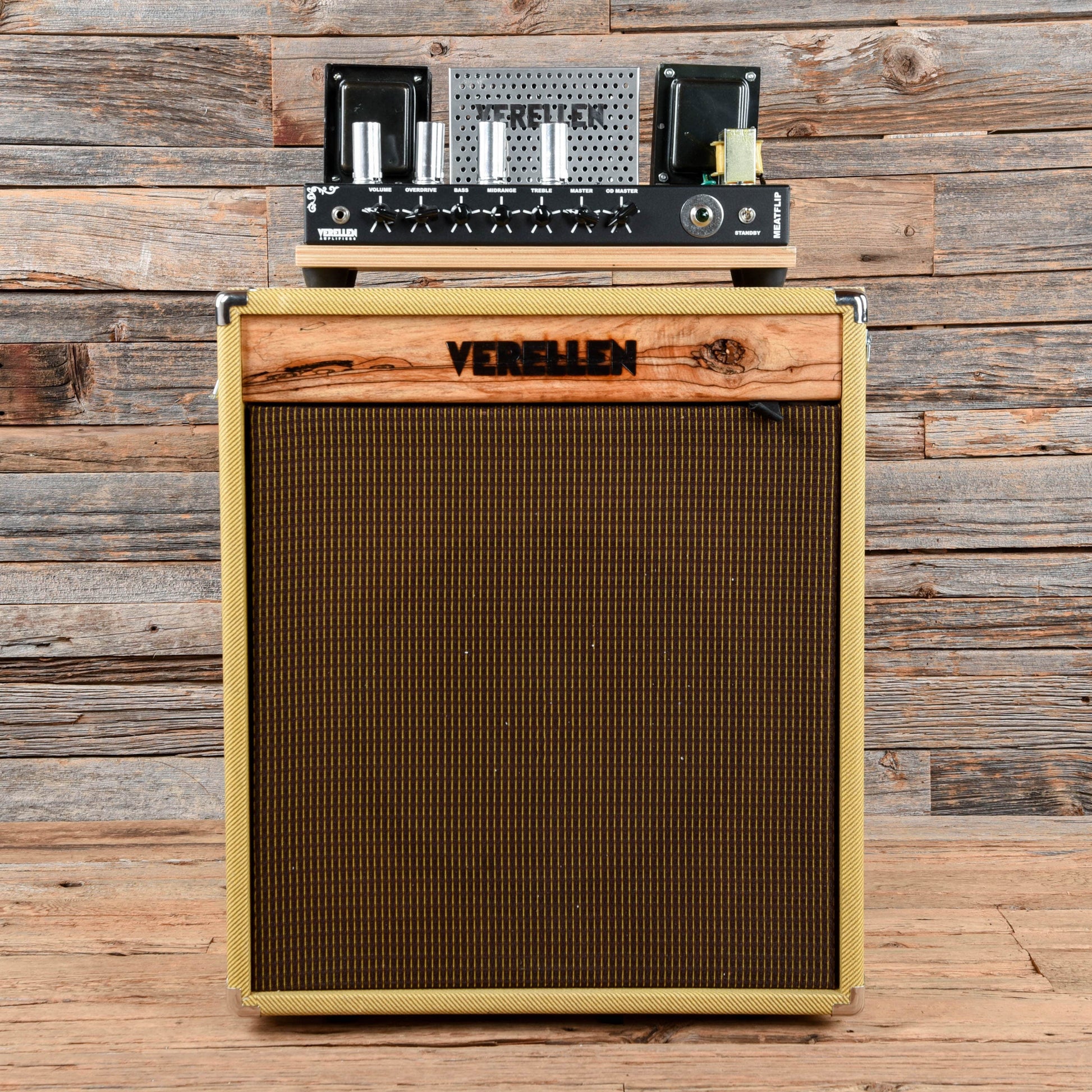 Verellen Meatflip 100 Watt 115 Bass Combo Amp Tweed Amps / Bass Combos