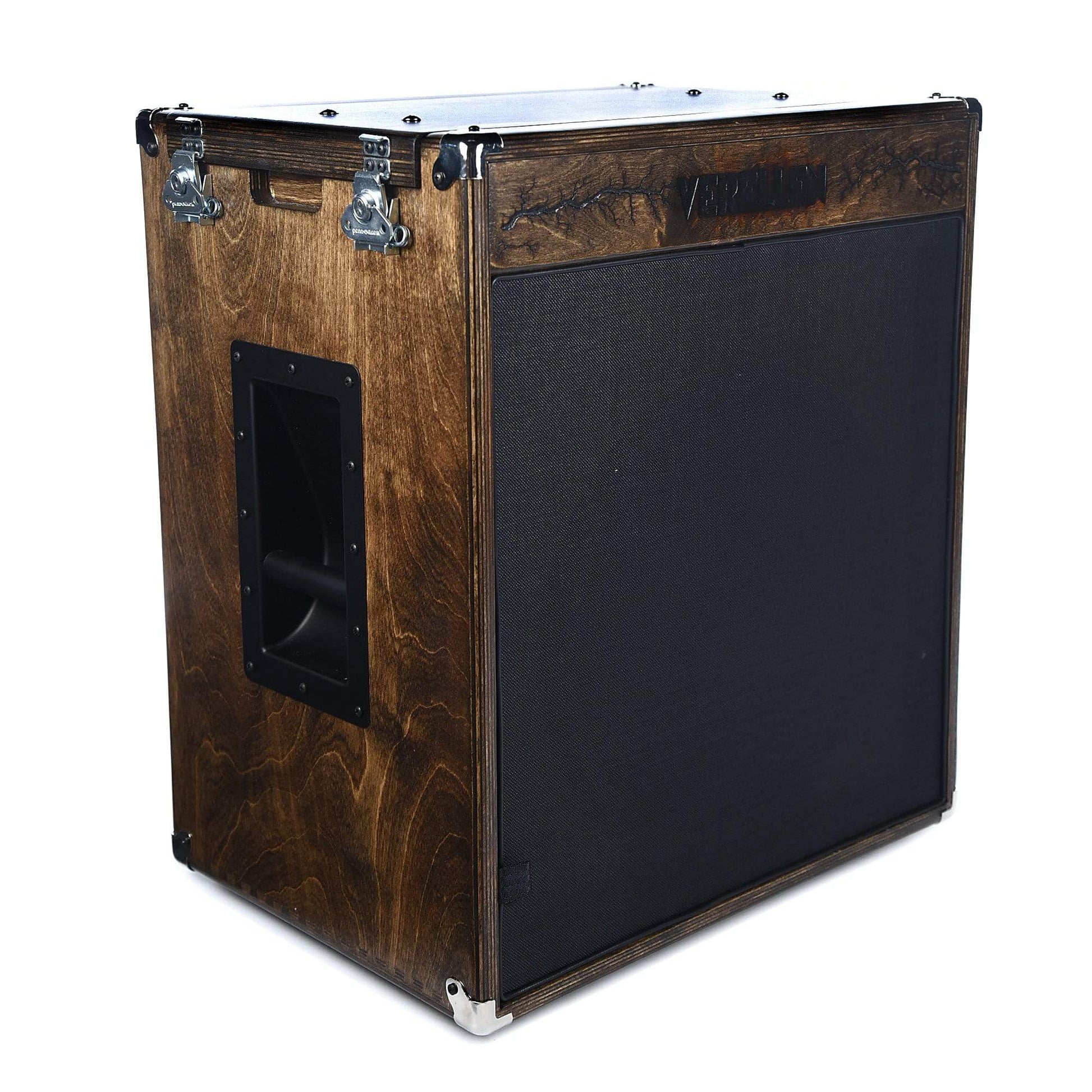 Verellen Meatflip 100w 1x15 Bass Combo Walnut w/Electrocuted Faceplate Amps / Bass Combos