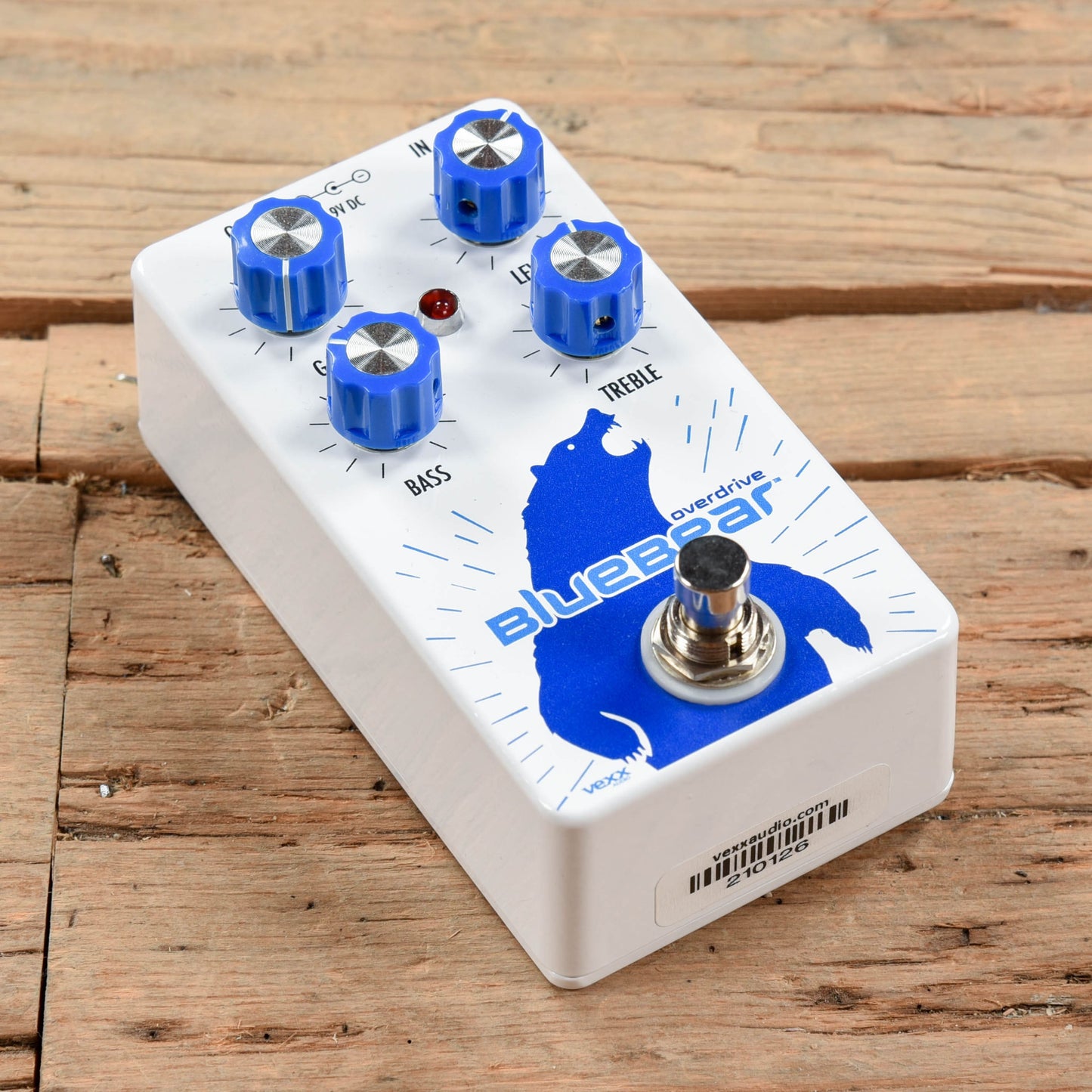 Vexx Overdrive Blue Bear Overdrive Effects and Pedals / Overdrive and Boost