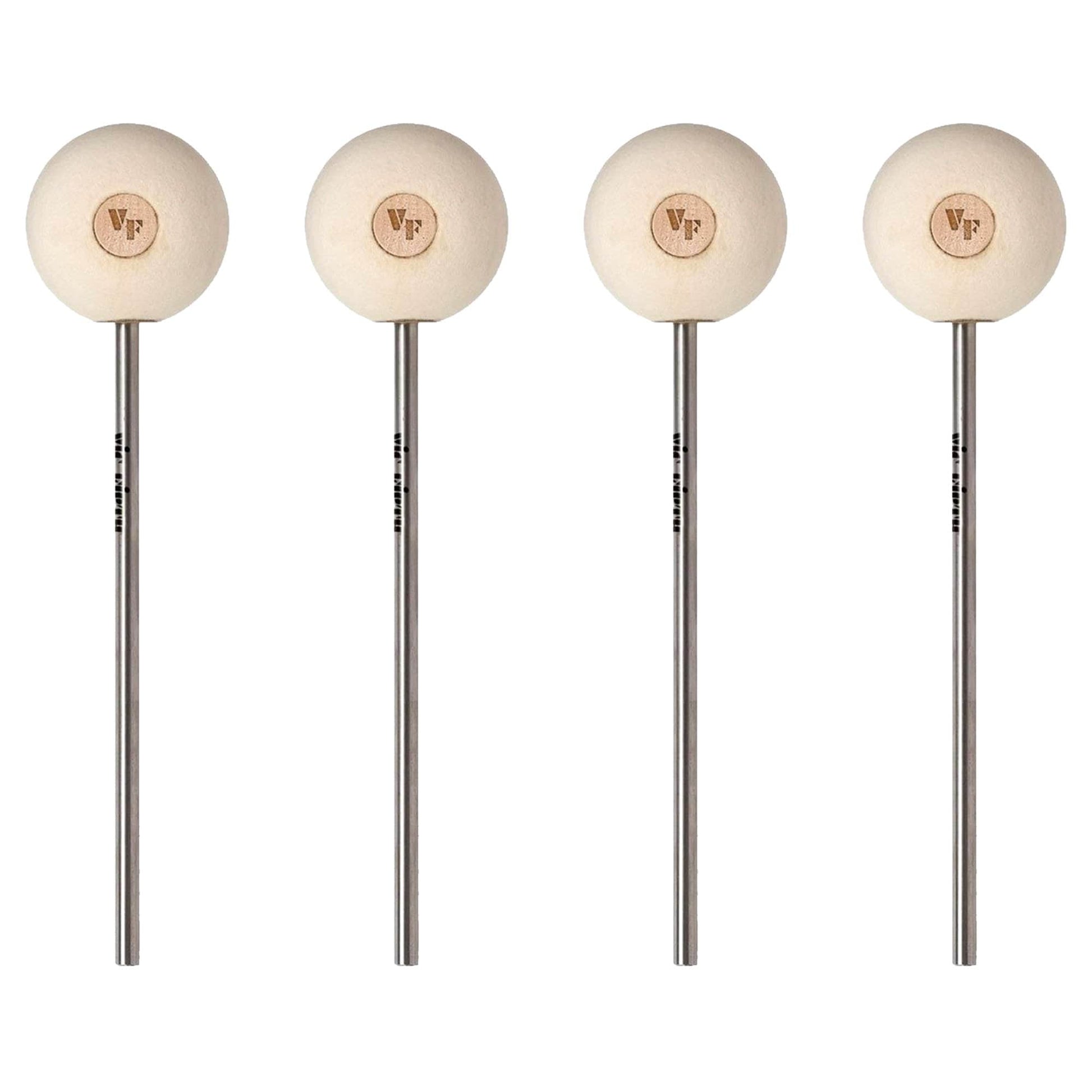 Vic Firth VicKick Bass Drum Beater - Felt 4 Pack Bundle Drums and Percussion / Parts and Accessories / Drum Parts