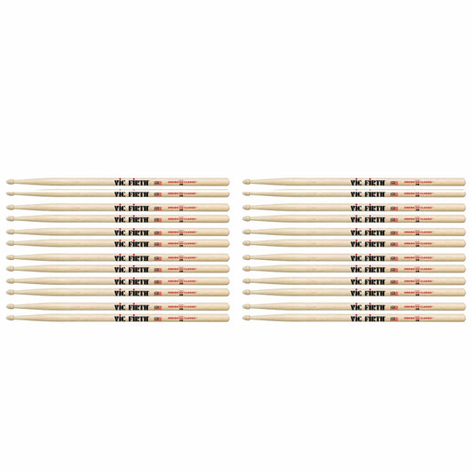 Vic Firth 5B Wood Tip Drum Sticks (12 Pair Bundle) Drums and Percussion / Parts and Accessories / Drum Sticks and Mallets