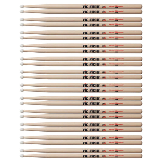 Vic Firth American Classic 2B Nylon Tip Drum Sticks (12 Pair Bundle) Drums and Percussion / Parts and Accessories / Drum Sticks and Mallets