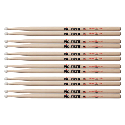 Vic Firth American Classic 2B Nylon Tip Drum Sticks (6 Pair Bundle) Drums and Percussion / Parts and Accessories / Drum Sticks and Mallets