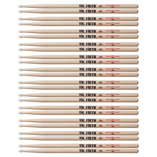 Vic Firth American Classic 5B Nylon Tip Drum Sticks (12 Pair Bundle) Drums and Percussion / Parts and Accessories / Drum Sticks and Mallets
