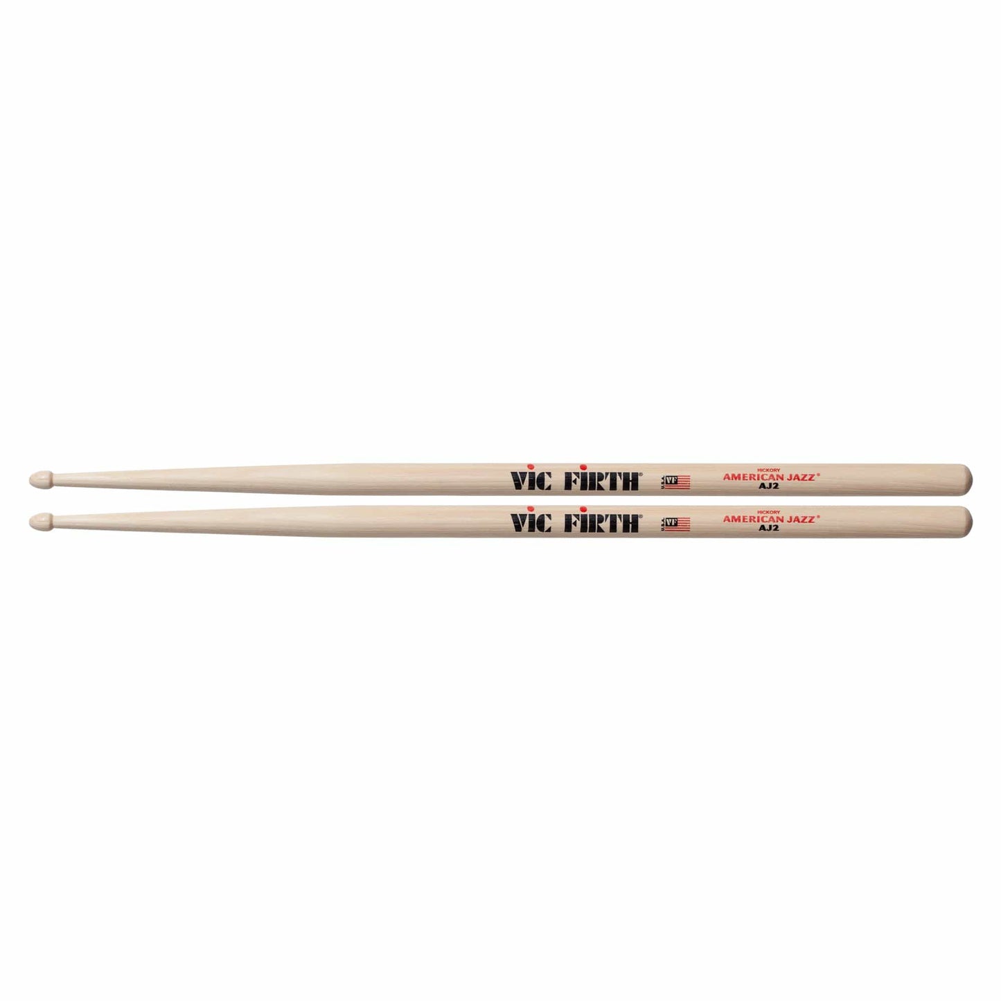 Vic Firth American Jazz AJ2 Wood Tip Drum Sticks Drums and Percussion / Parts and Accessories / Drum Sticks and Mallets