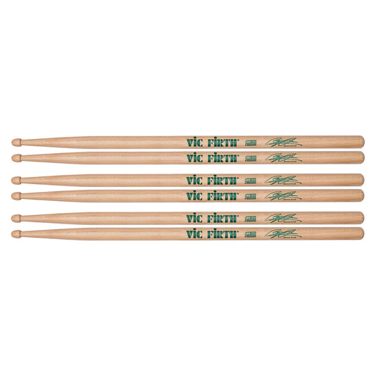 Vic Firth Benny Greb Signature Drum Sticks (3 Pair Bundle) Drums and Percussion / Parts and Accessories / Drum Sticks and Mallets