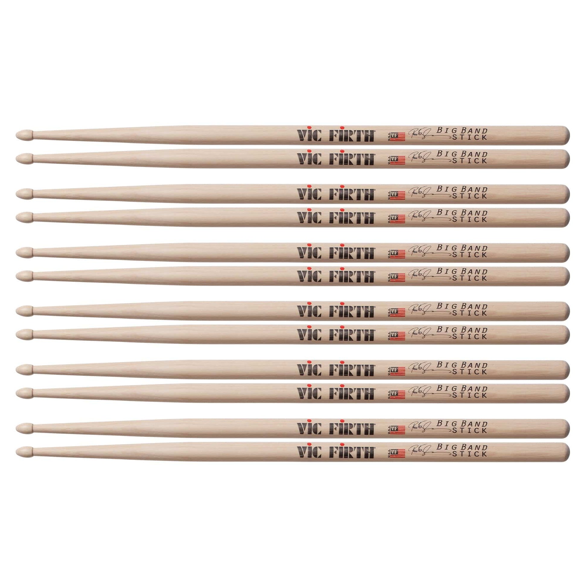 Vic Firth Peter Erskine Big Band Signature Drum Sticks (6 Pair Bundle) Drums and Percussion / Parts and Accessories / Drum Sticks and Mallets