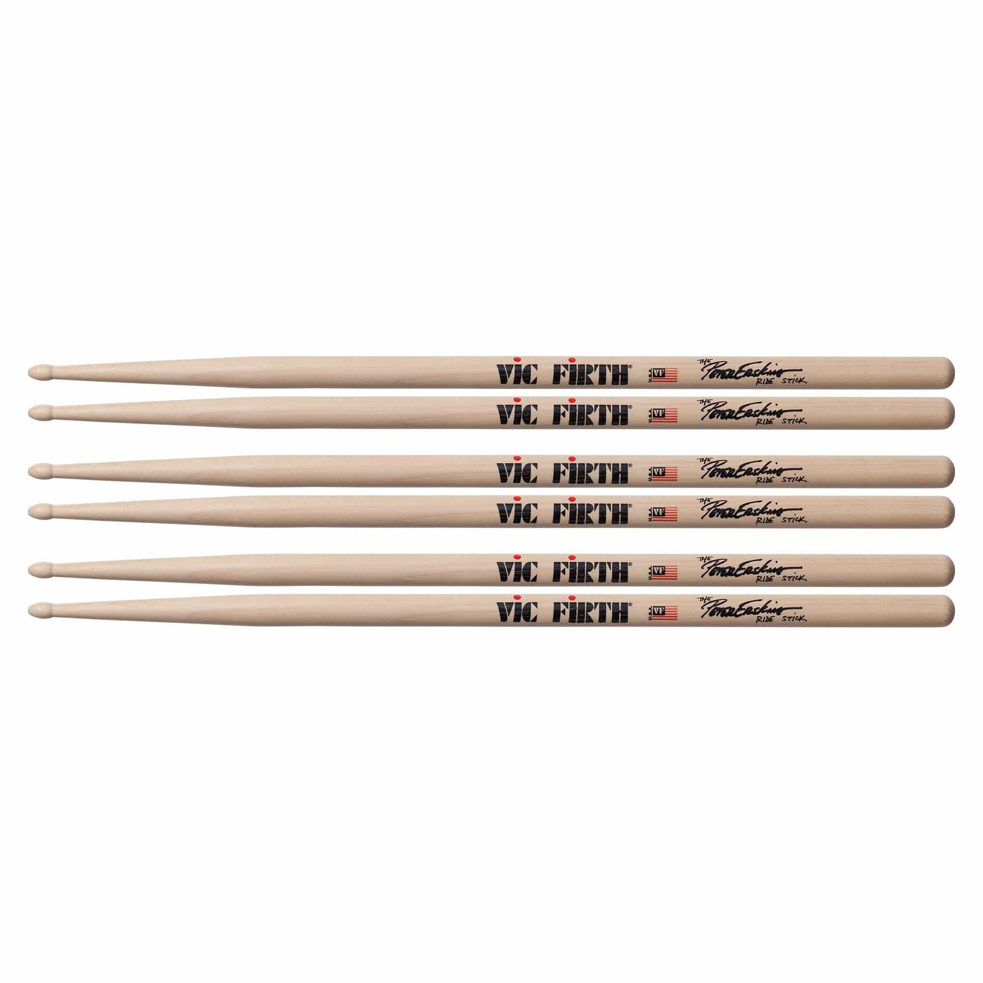 Vic Firth Peter Erskine Ride Signature Drum Sticks (3 Pair Bundle) Drums and Percussion / Parts and Accessories / Drum Sticks and Mallets