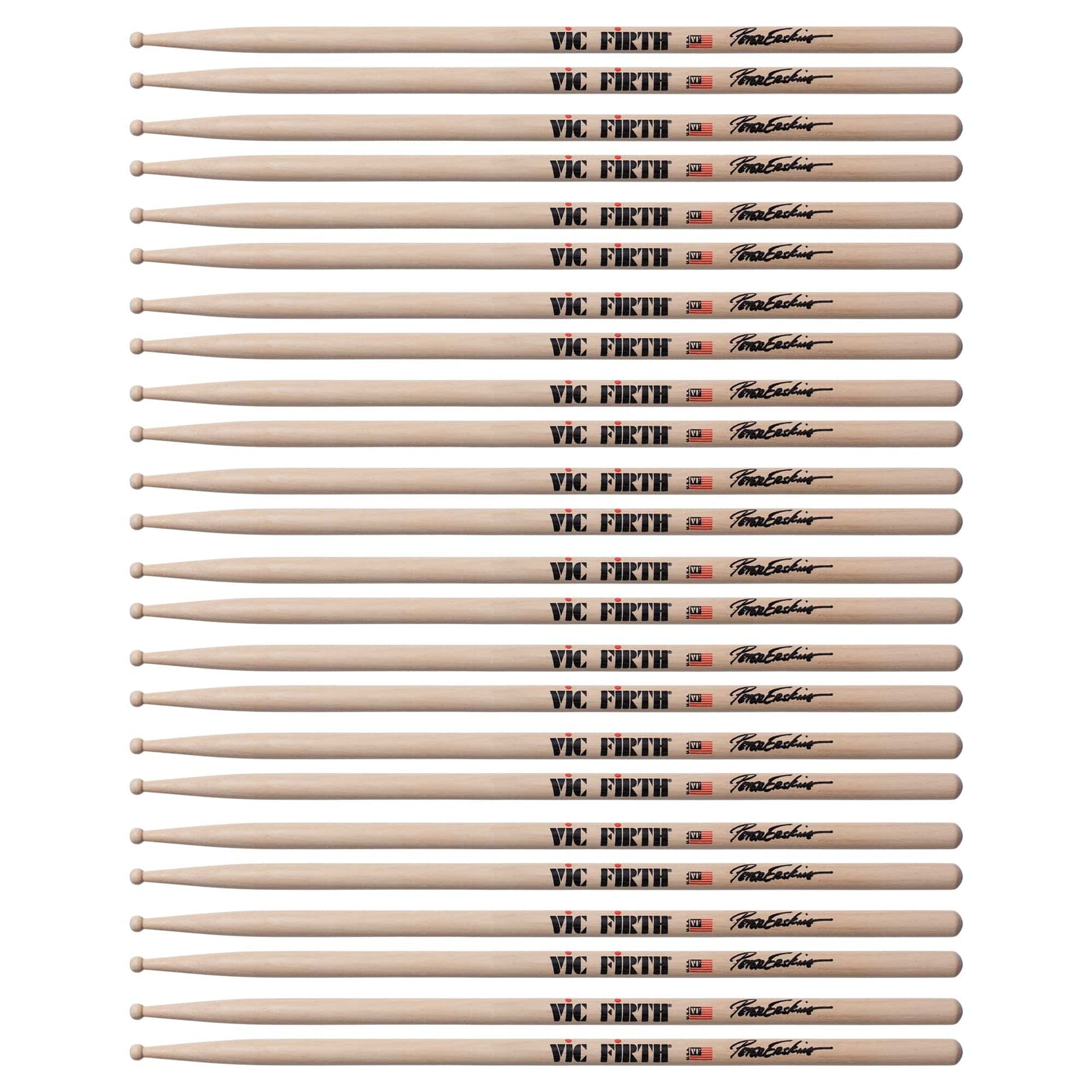 Vic Firth Peter Erskine Signature Drum Sticks (12 Pair Bundle) Drums and Percussion / Parts and Accessories / Drum Sticks and Mallets