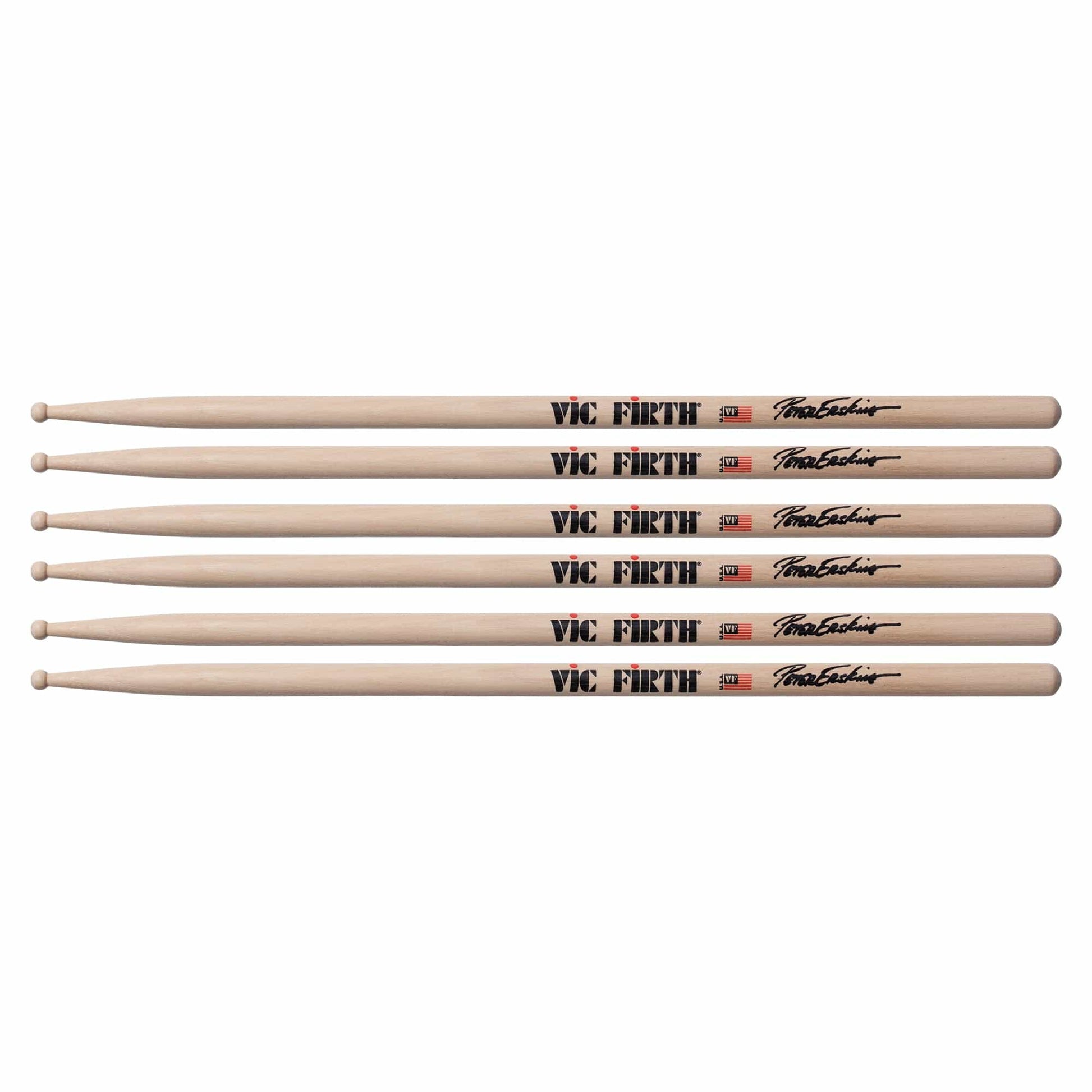 Vic Firth Peter Erskine Signature Drum Sticks (3 Pair Bundle) Drums and Percussion / Parts and Accessories / Drum Sticks and Mallets