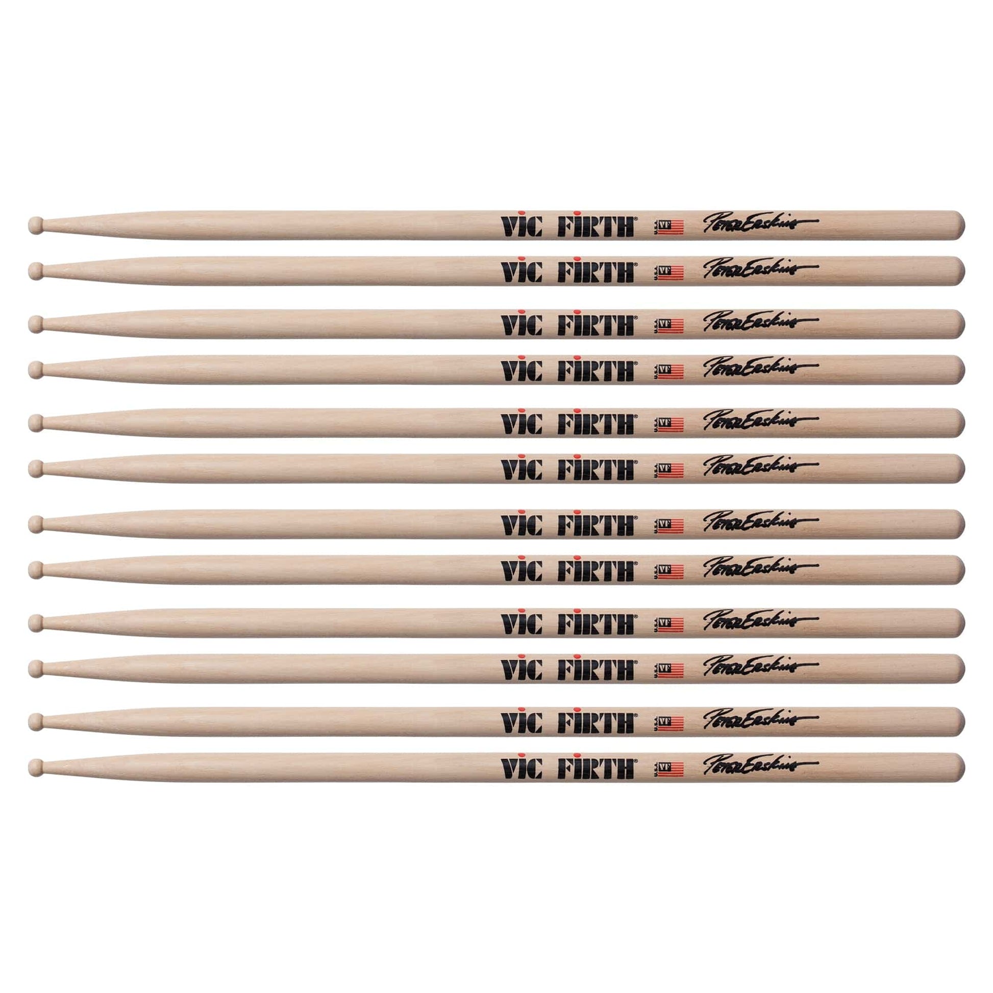 Vic Firth Peter Erskine Signature Drum Sticks (6 Pair Bundle) Drums and Percussion / Parts and Accessories / Drum Sticks and Mallets