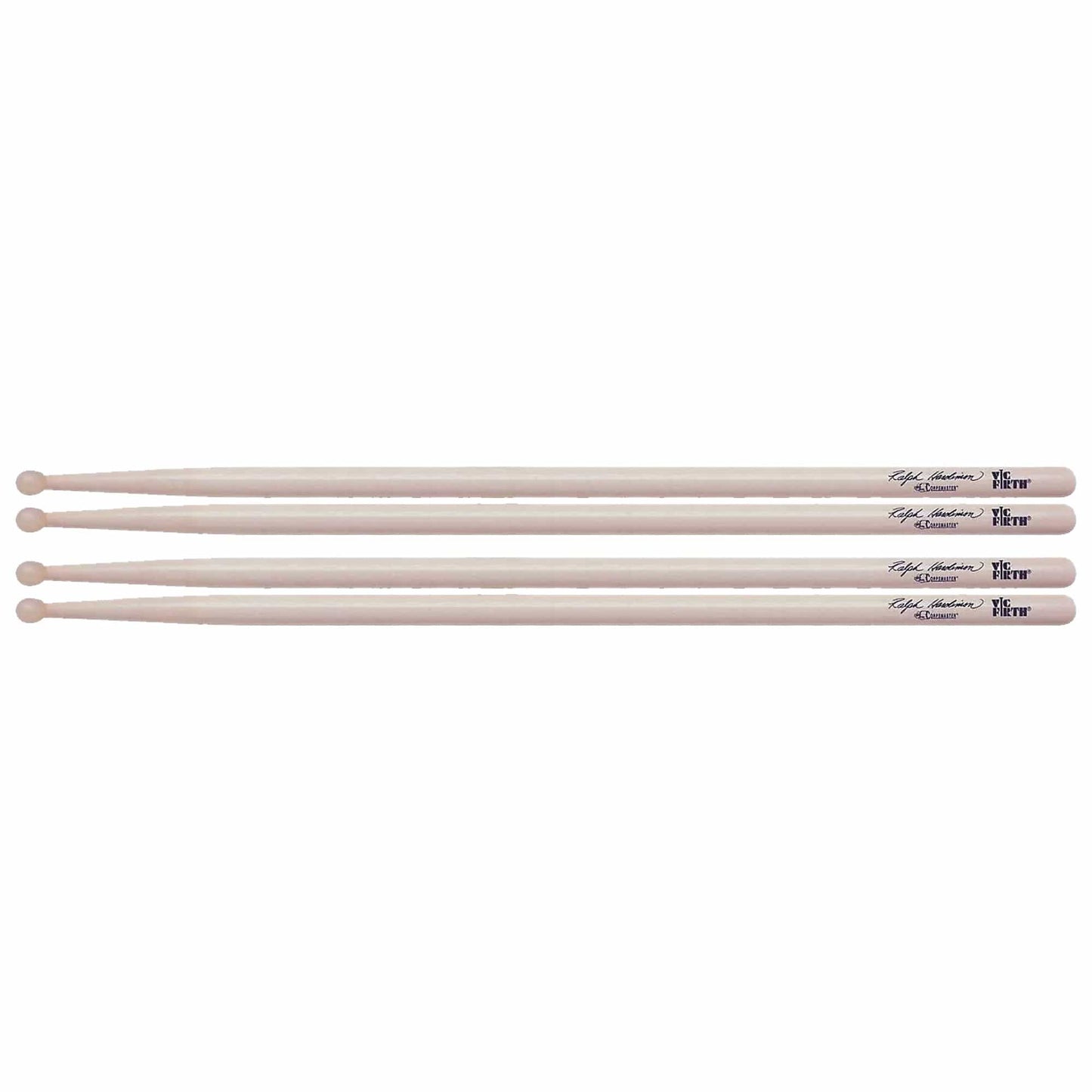 Vic Firth Ralph Hardimon Corpmaster Wood Tip Drum Sticks (2 Pair Bundle) Drums and Percussion / Parts and Accessories / Drum Sticks and Mallets