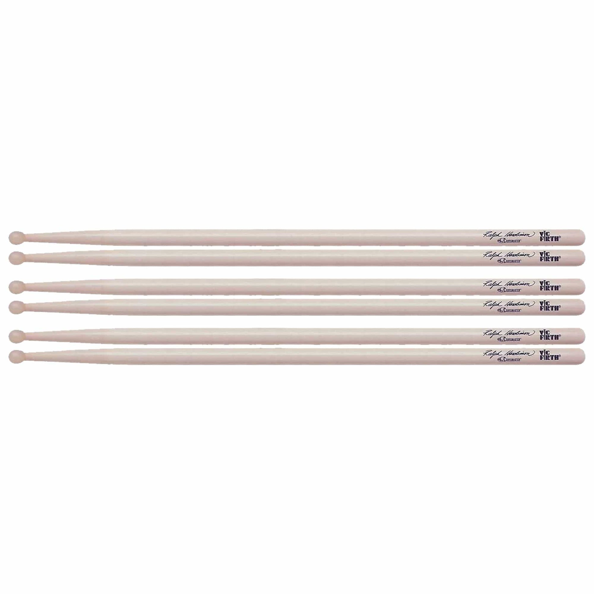 Vic Firth Ralph Hardimon Corpmaster Wood Tip Drum Sticks (3 Pair Bundle) Drums and Percussion / Parts and Accessories / Drum Sticks and Mallets