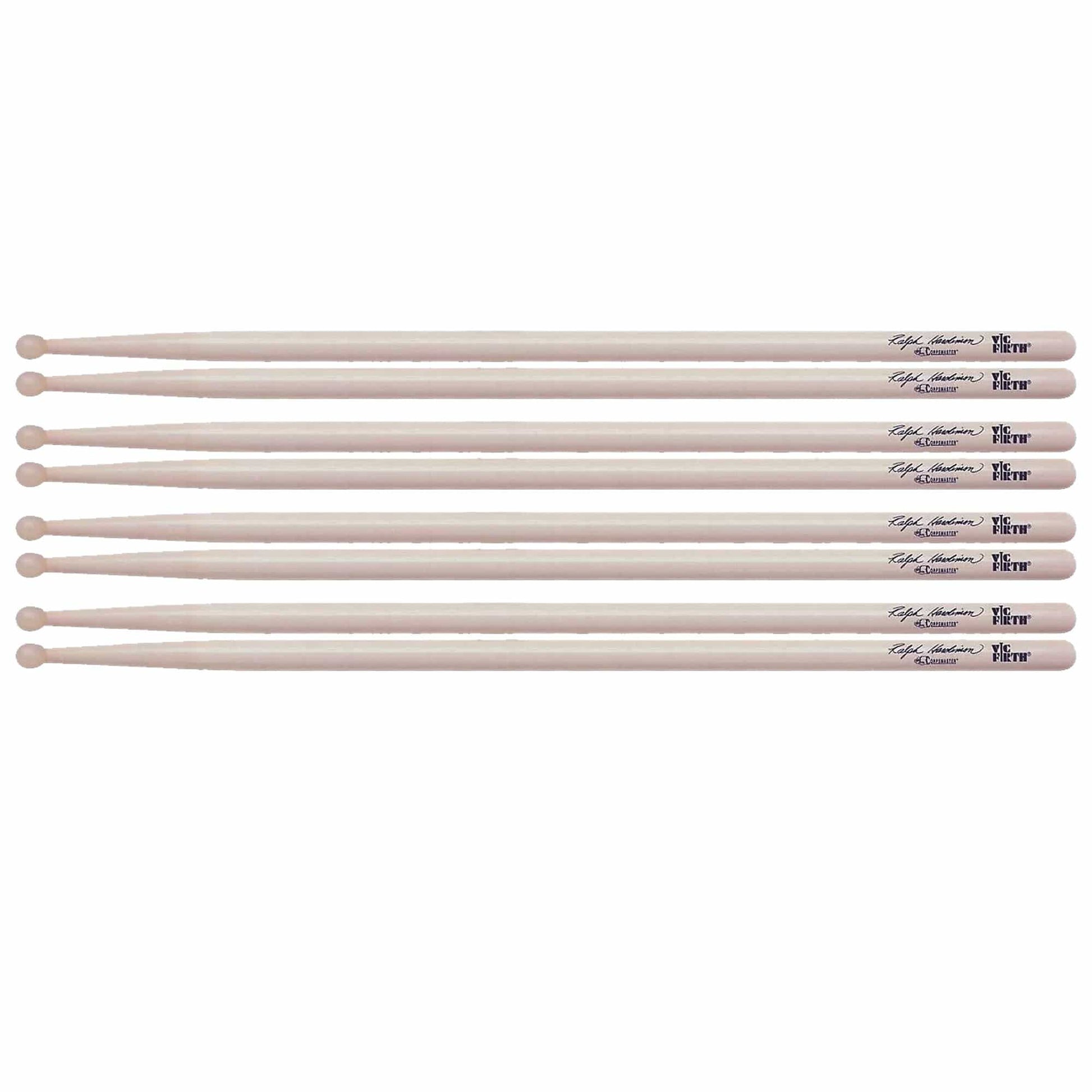 Vic Firth Ralph Hardimon Corpmaster Wood Tip Drum Sticks (4 Pair Bundle) Drums and Percussion / Parts and Accessories / Drum Sticks and Mallets