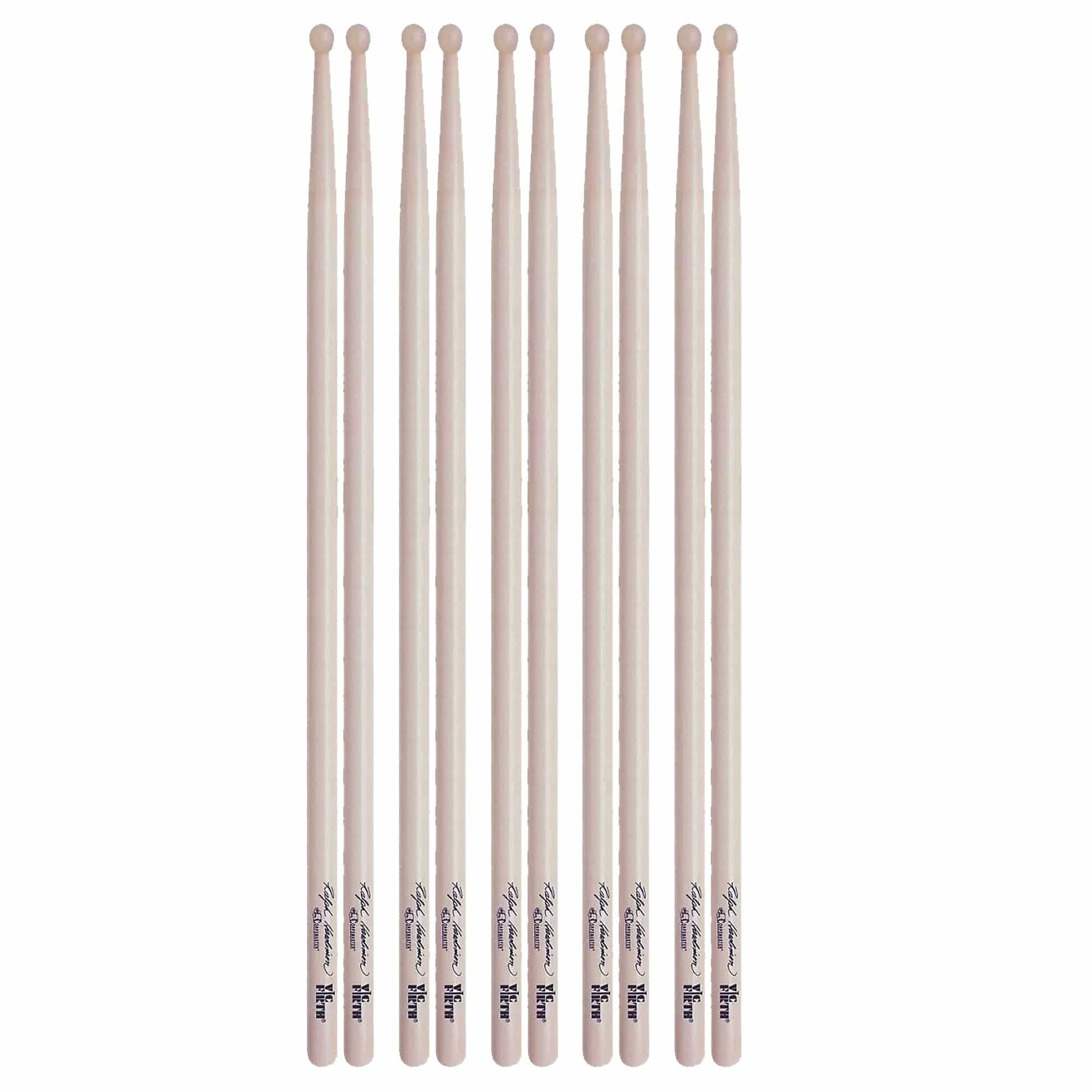Vic Firth Ralph Hardimon Corpmaster Wood Tip Drum Sticks (5 Pair Bundle) Drums and Percussion / Parts and Accessories / Drum Sticks and Mallets