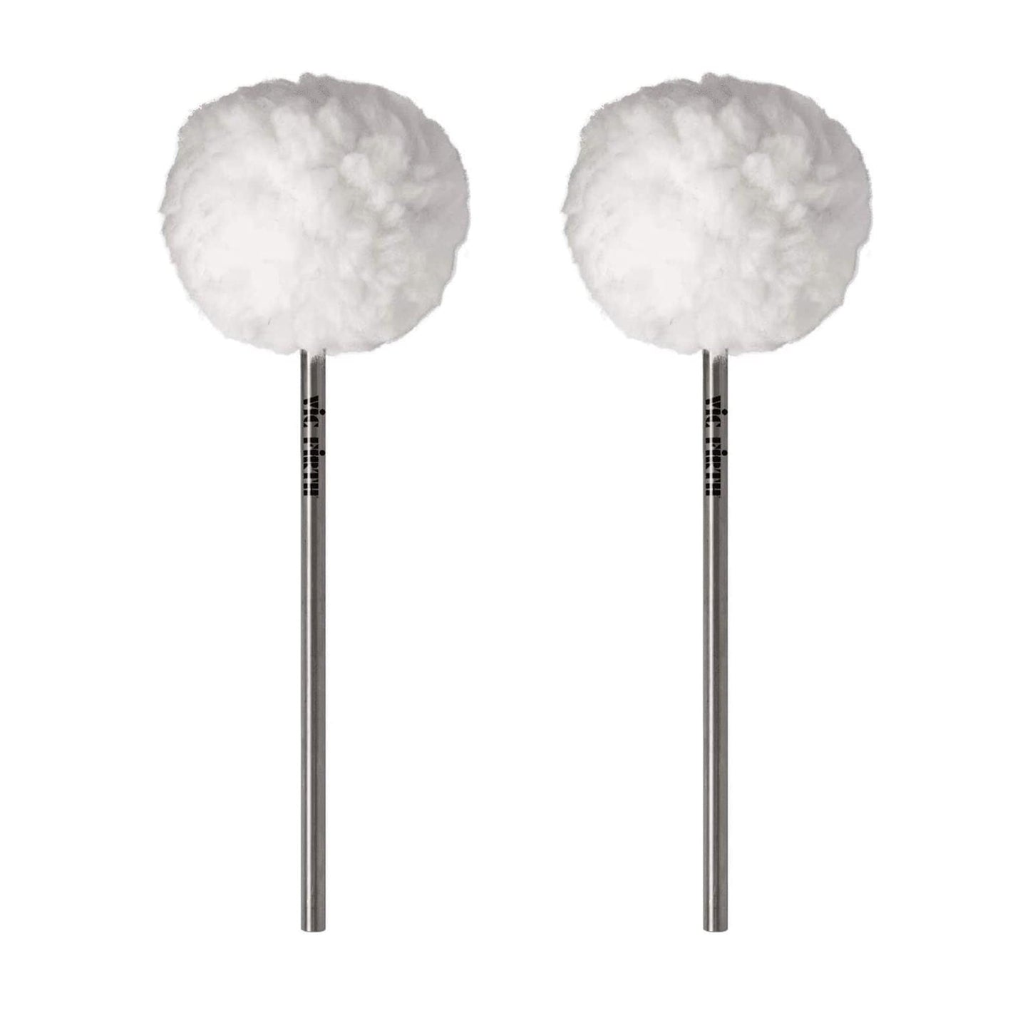 Vic Firth VicKick Bass Drum Beater Fleece (2 Pack Bundle) Drums and Percussion / Parts and Accessories / Drum Sticks and Mallets