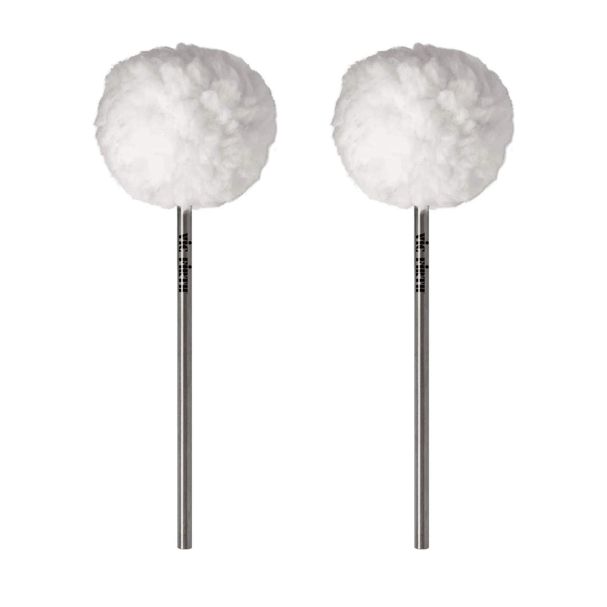 Vic Firth VicKick Bass Drum Beater Fleece (2 Pack Bundle) Drums and Percussion / Parts and Accessories / Drum Sticks and Mallets