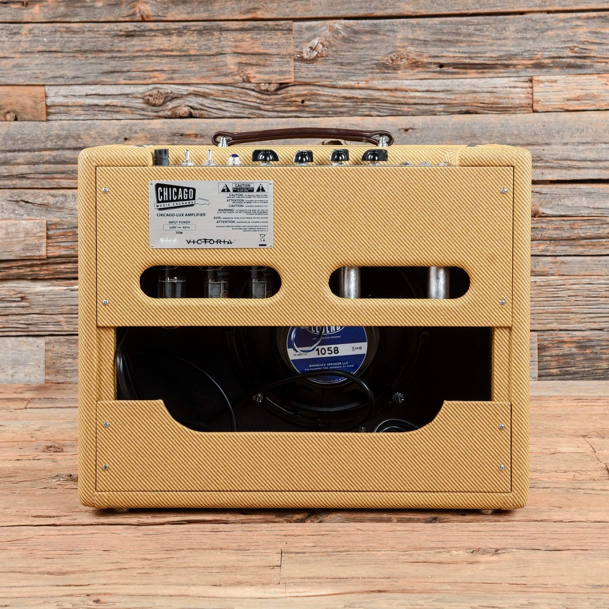 Victoria Chicago-lux 14w Tweed Combo w/Footswitch Amps / Guitar Combos