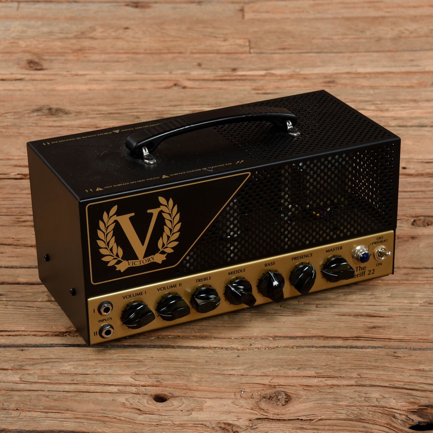 Victory The Sheriff 22 Compact Series 2-Channel 22-Watt Guitar Amp Head Amps / Guitar Cabinets