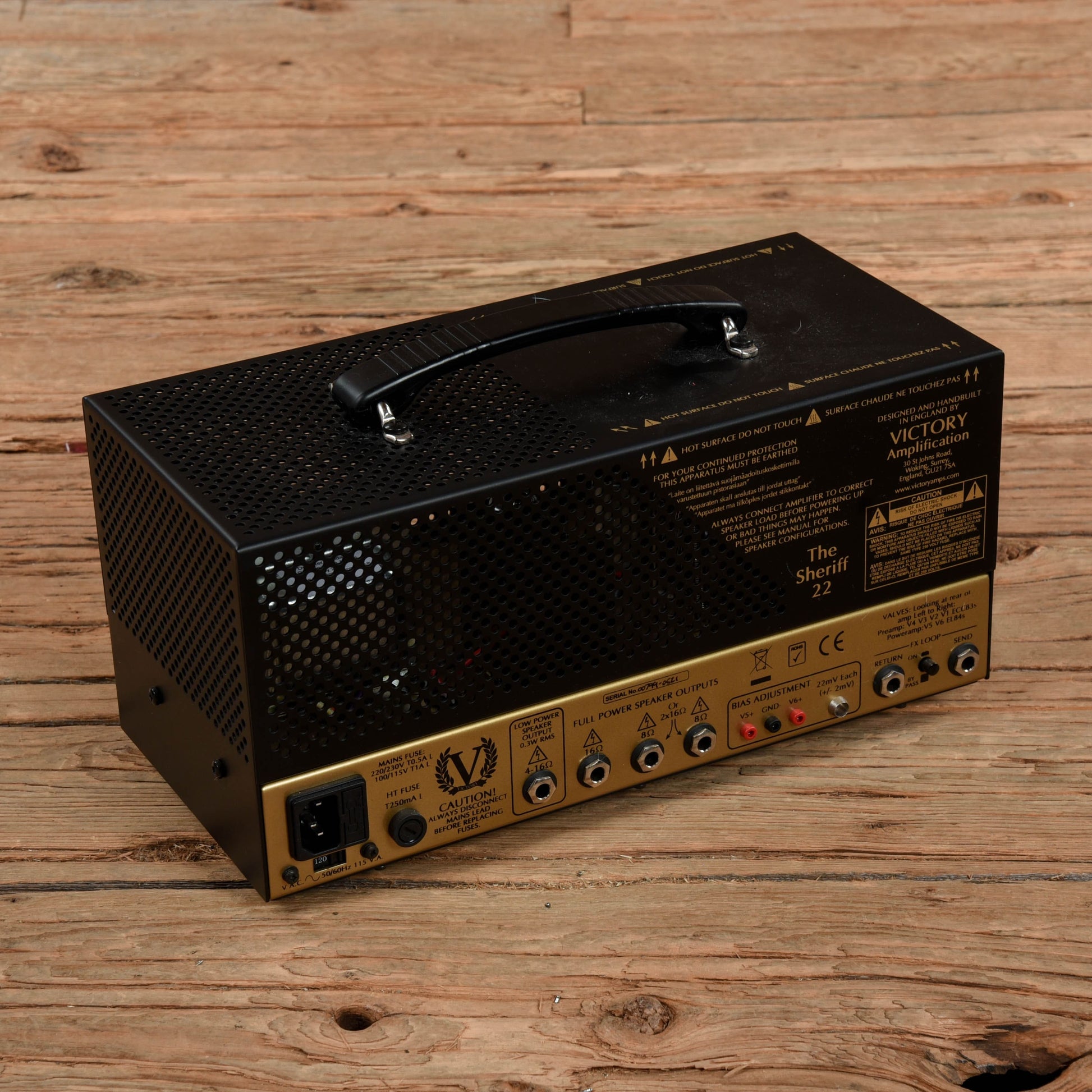 Victory The Sheriff 22 Compact Series 2-Channel 22-Watt Guitar Amp Head Amps / Guitar Cabinets