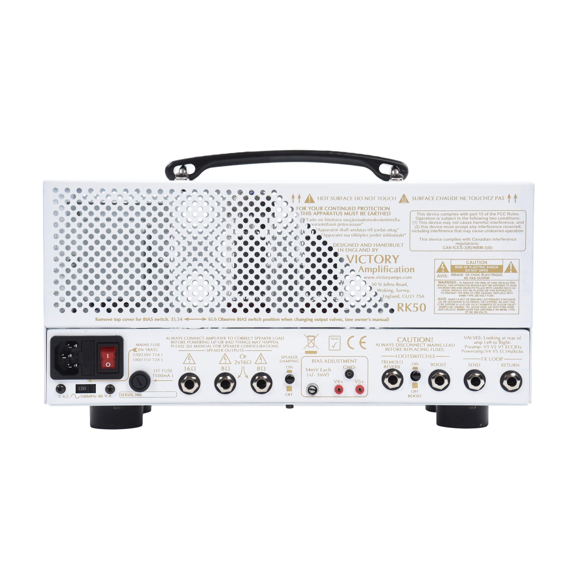 Victory RK50 Richie Kotzen Signature 50W Compact Head Amps / Guitar Heads