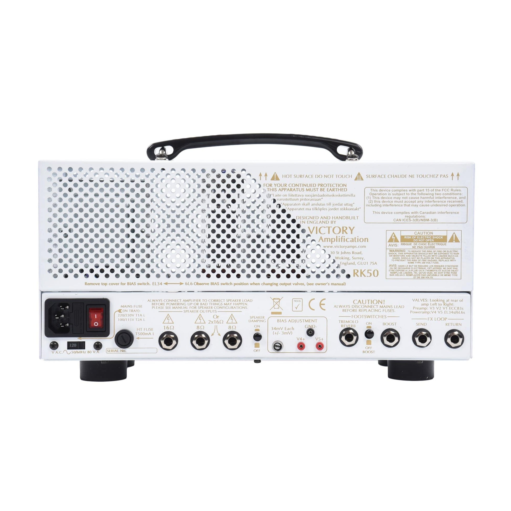 Victory RK50 Richie Kotzen Signature 50W Compact Head Amps / Guitar Heads