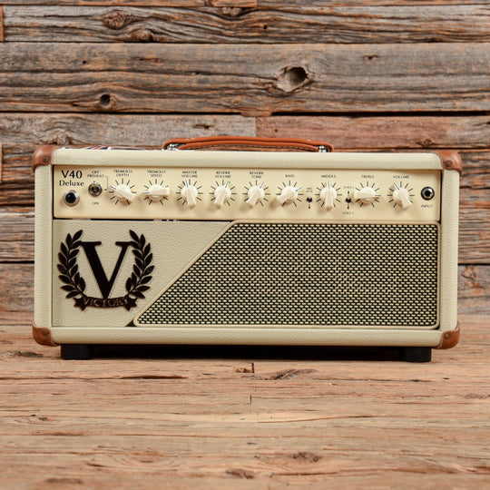 Victory V40 Deluxe Heritage Series 42-Watt Guitar Head Cream Amps / Guitar Heads