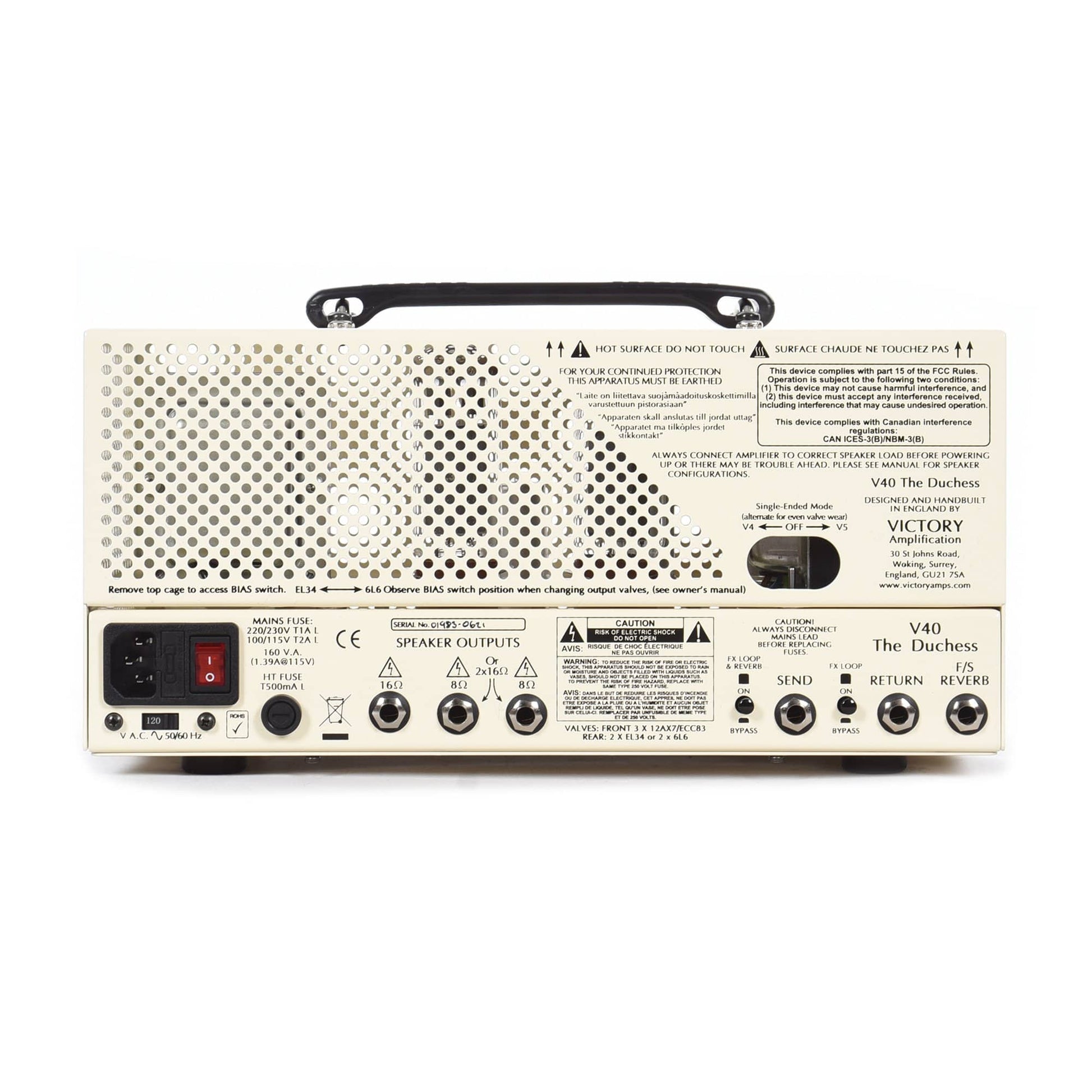 Victory V40 The Duchess 42W Compact Head Amps / Guitar Heads