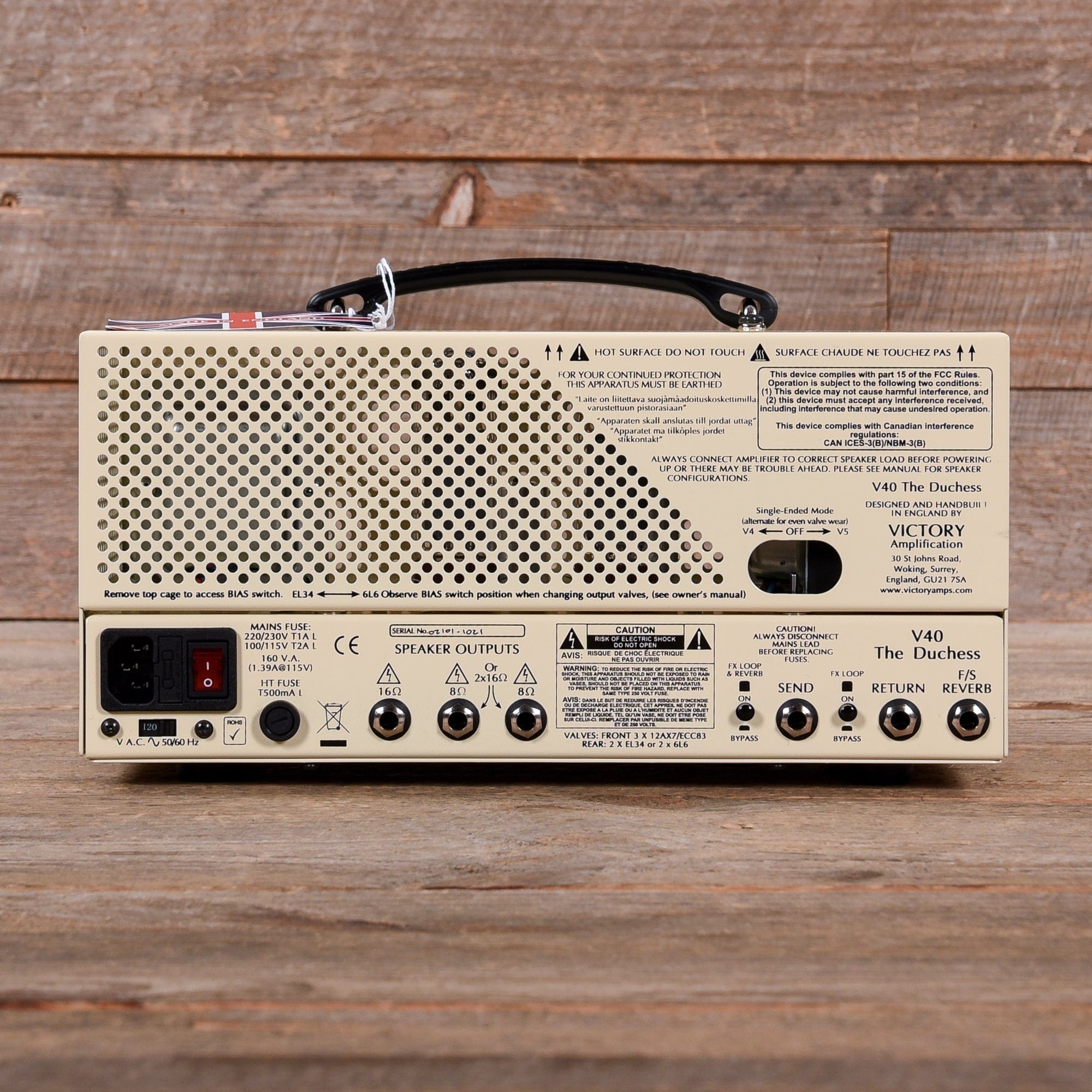 Victory V40 The Duchess 42W Compact Head Amps / Guitar Heads