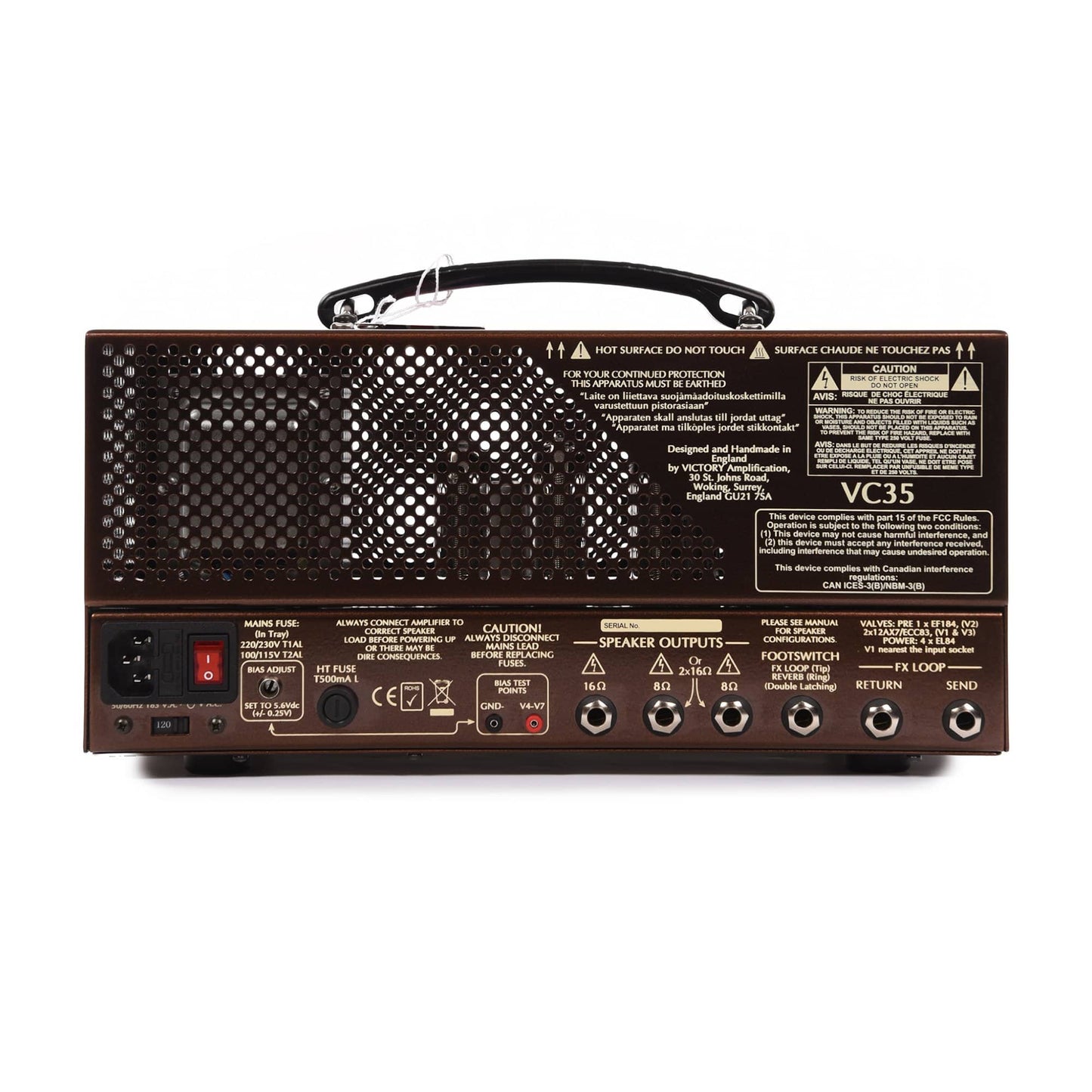 Victory VC35 The Copper 35W Compact Head Amps / Guitar Heads