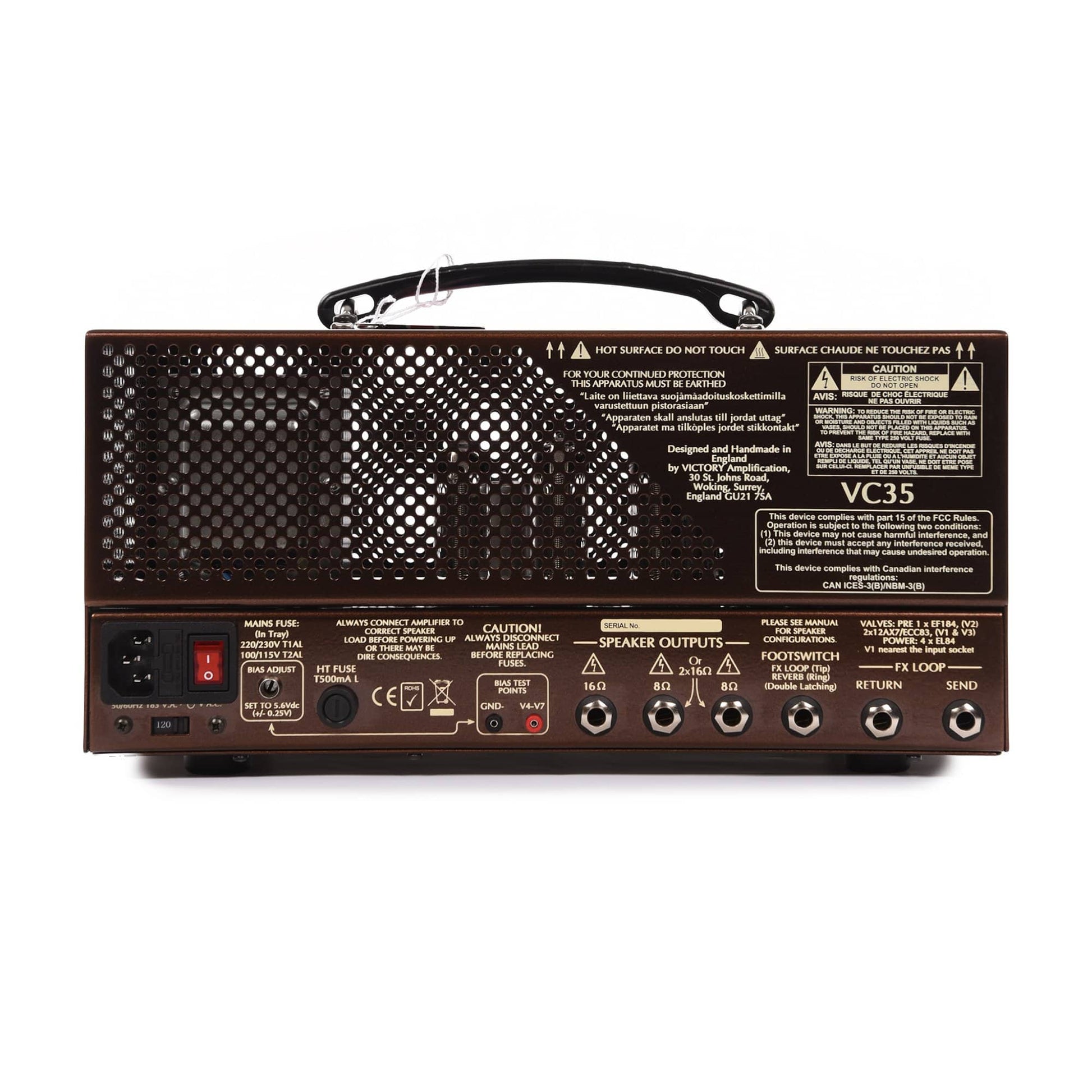 Victory VC35 The Copper 35W Compact Head Amps / Guitar Heads