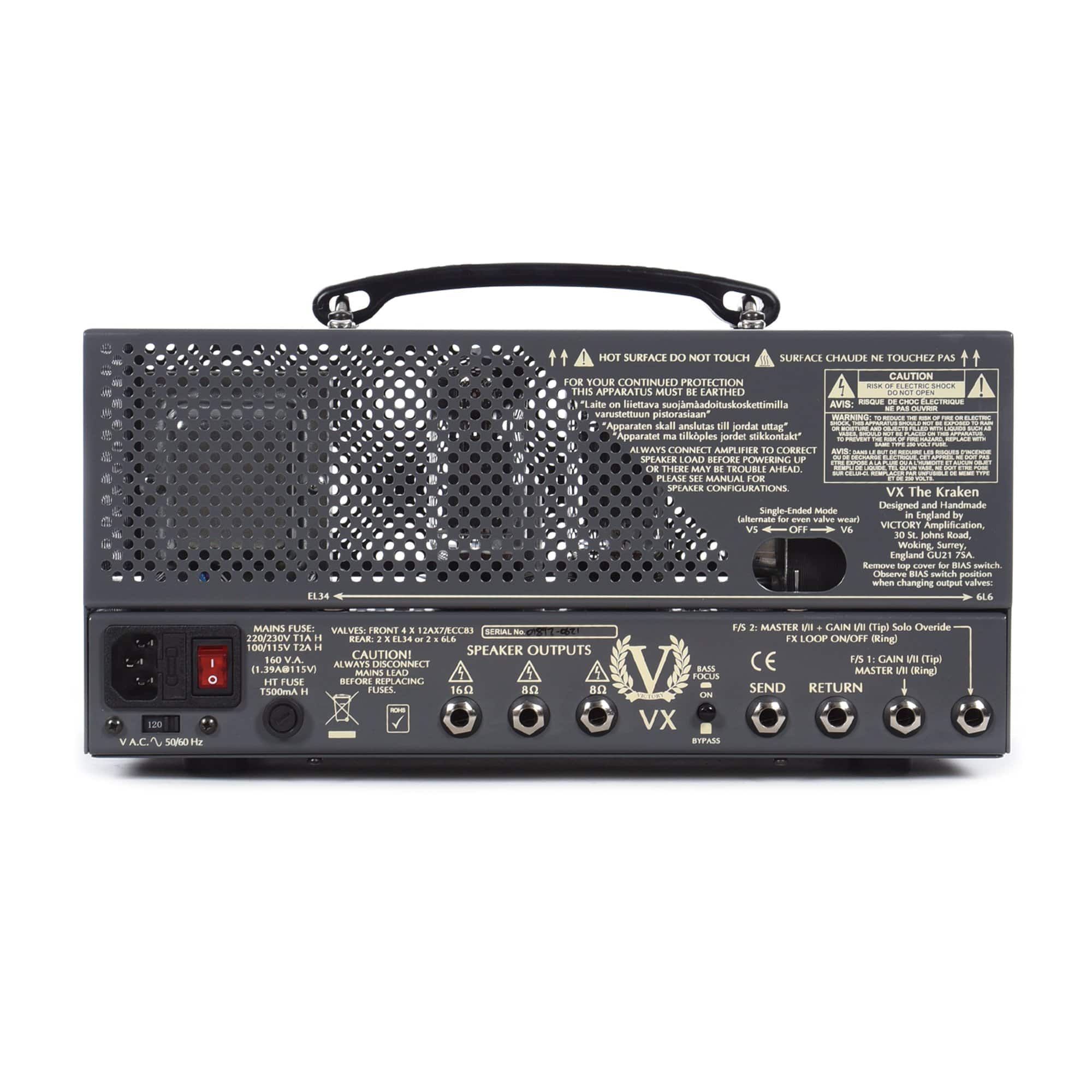 Victory VX The Kraken 50W Compact Head Amps / Guitar Heads