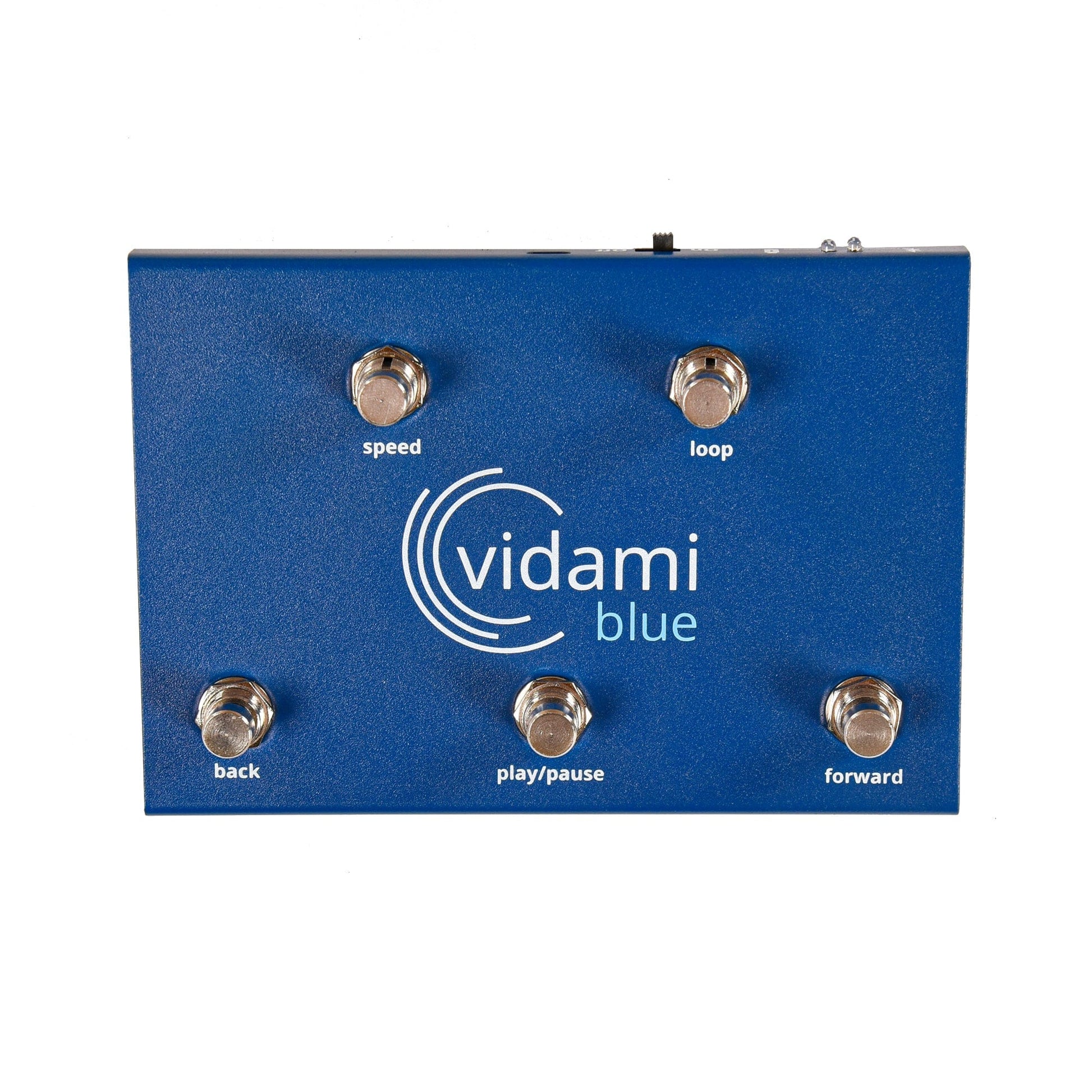 vidami youtube looper pedal Vidami Blue Hands Free Bluetooth Video Looper & DAW Controller – Chicago Music Exchange