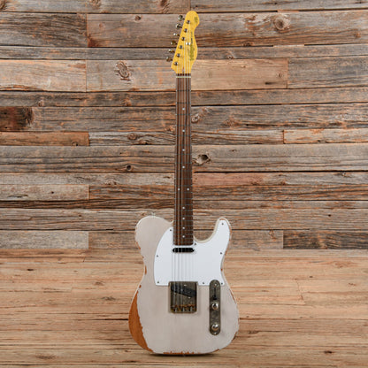 Vintage V62MR Icon Series Distressed Vintage White Electric Guitars / Solid Body
