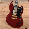 Vintage VS63 Reissued Series 3 Pickup Double Cut Cherry Electric Guitars / Solid Body