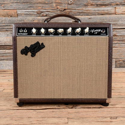 Vintage Sound Vintage 15 Brown Ostrich w/Cane Grill Cloth Amps / Guitar Combos