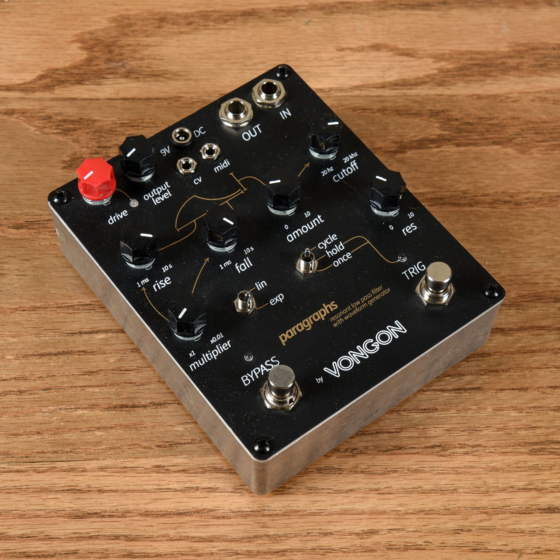 vongon pedal Vongon Paragraphs Low Pass Filter with Envelope Generator – Chicago Music Exchange