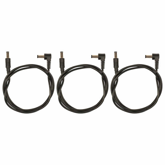 Voodoo Lab Cable 2.1mm Standard Polarity Center Negative Right-Straight 36" 3 Pack Bundle Accessories / Cables