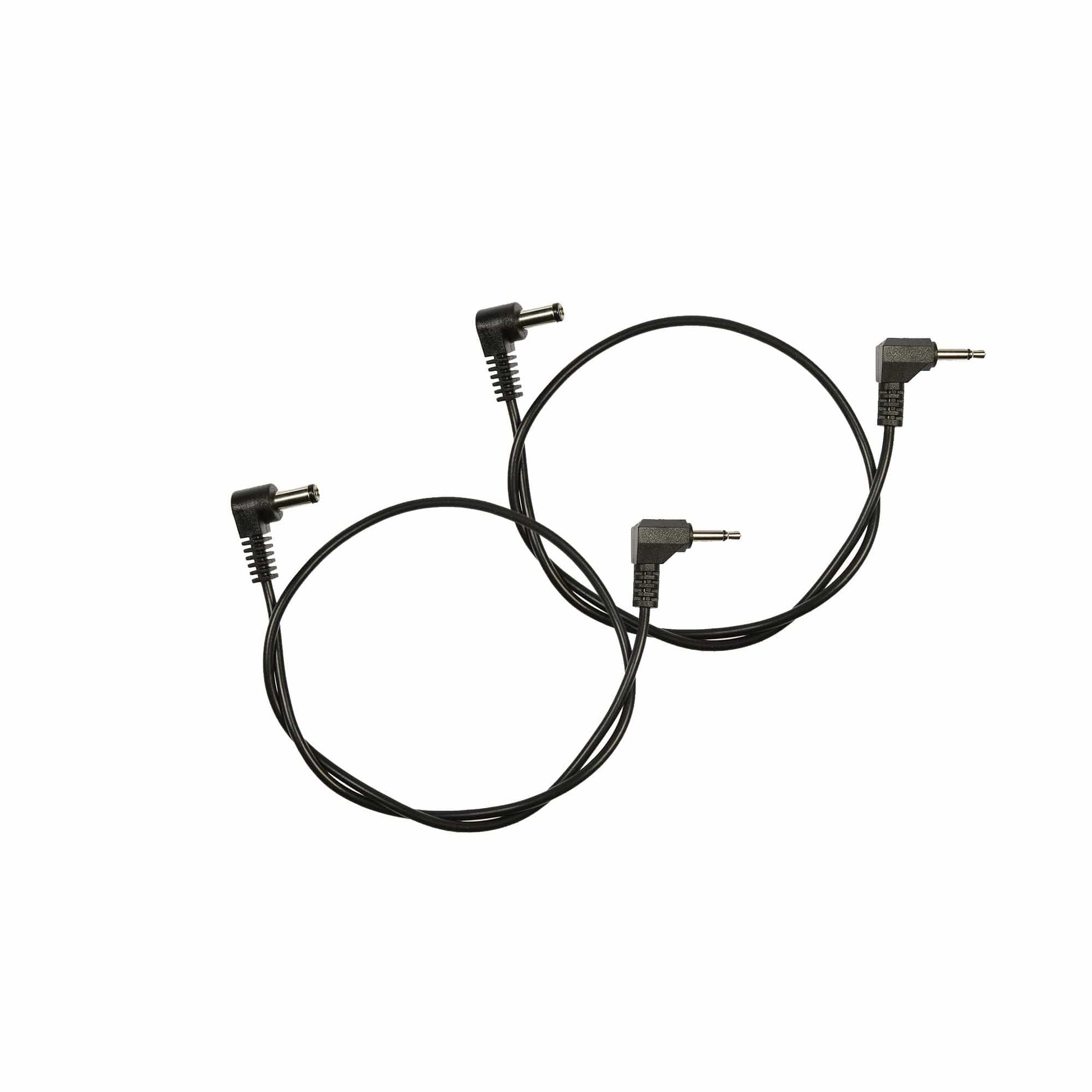 Voodoo Lab Cable 3.5mm Mini Plug Positive Tip Right-Right 18" 2 Pack Bundle Accessories / Cables