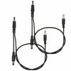 Voodoo Lab Cable Voltage Doubler Standard Polarity Center Negative 18" 2 Pack Bundle Accessories / Cables