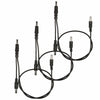Voodoo Lab Cable Voltage Doubler Standard Polarity Center Negative 18" 3 Pack Bundle Accessories / Cables