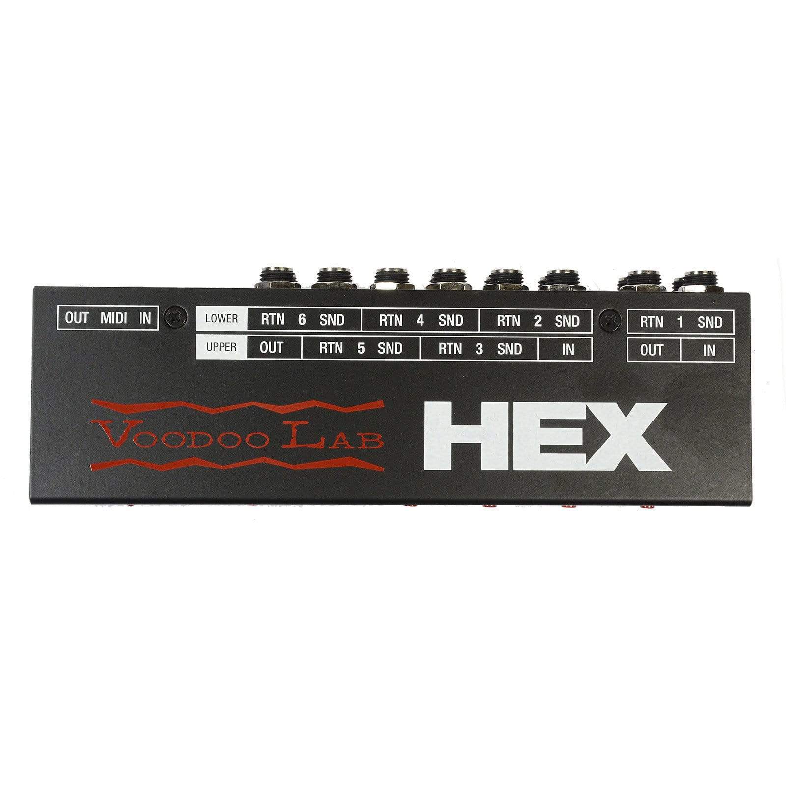 voodoo lab pedal switcher Voodoo Lab HEX True Bypass 6-Loop Audio Switcher – Chicago Music Exchange