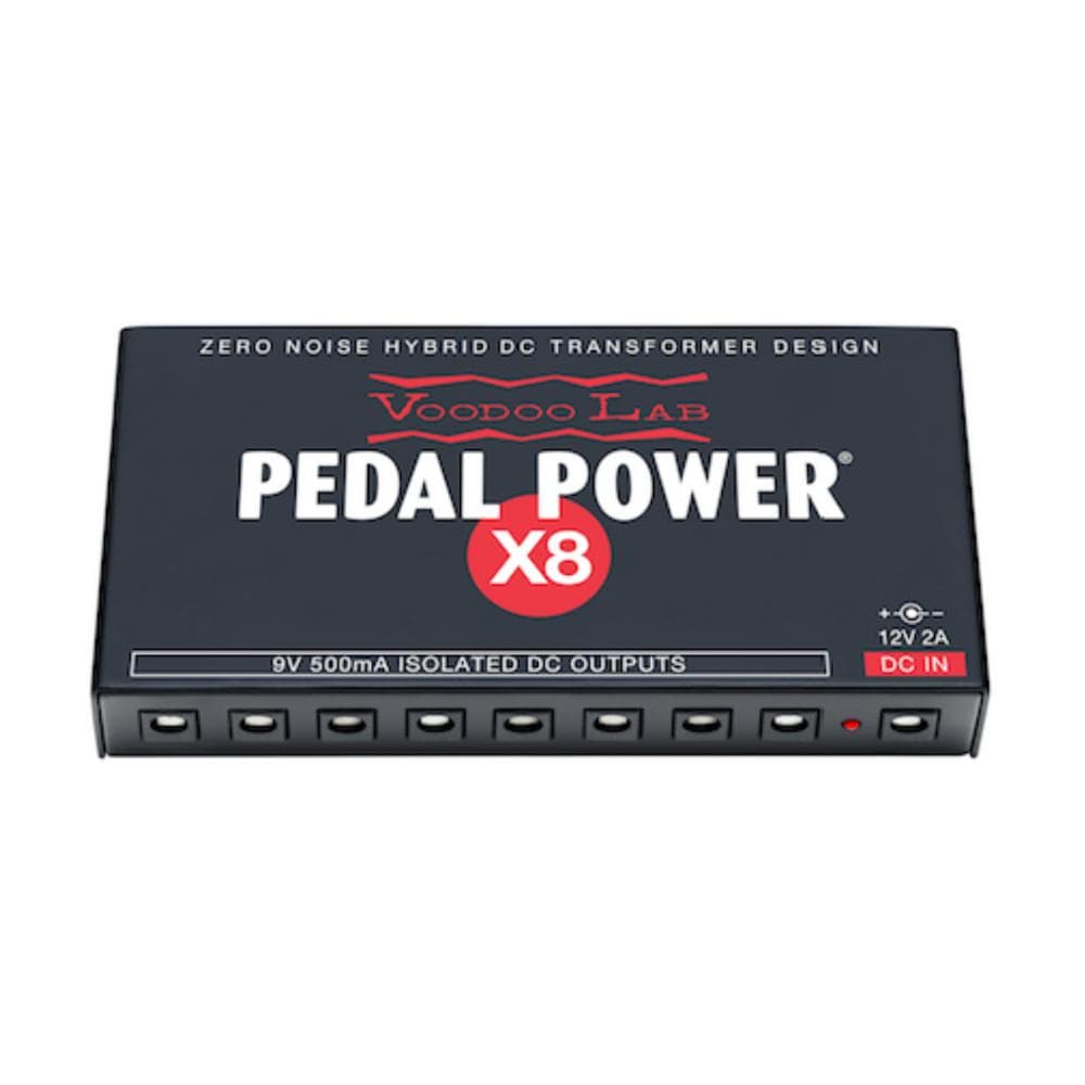 Voodoo Lab Pedal Power X8 High Current 8-Output Isolated Power Supply Effects and Pedals / Pedalboards and Power Supplies