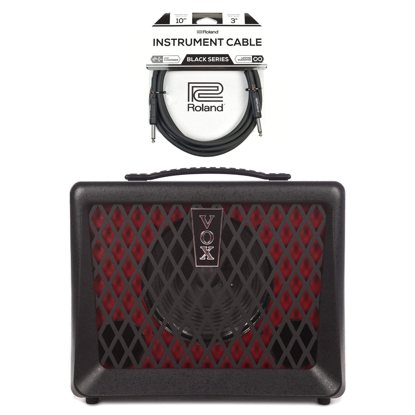 Vox VX50BA 50W Bass Amp Combo Cable Bundle Amps / Bass Combos
