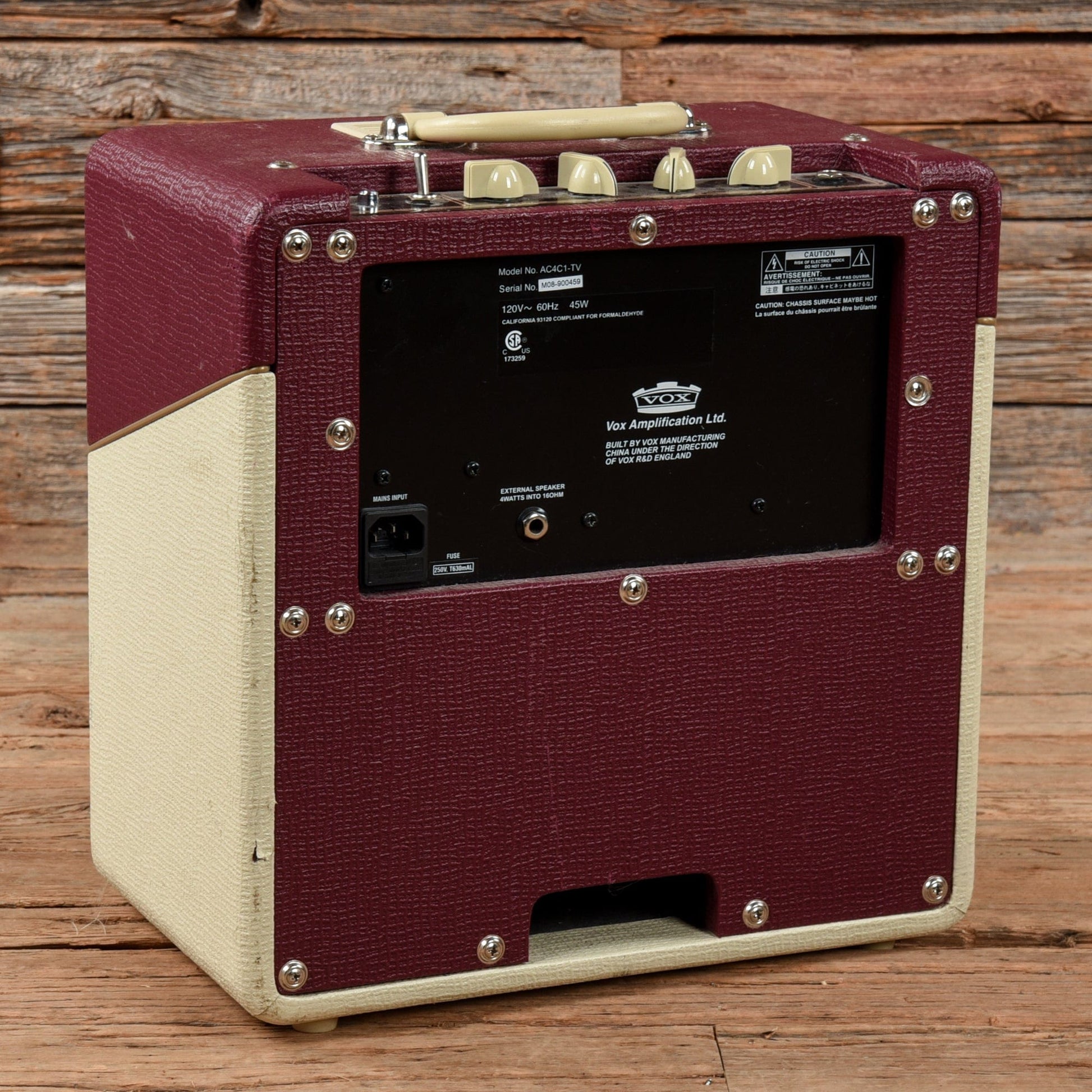 Vox AC4C1TV Amps / Guitar Cabinets